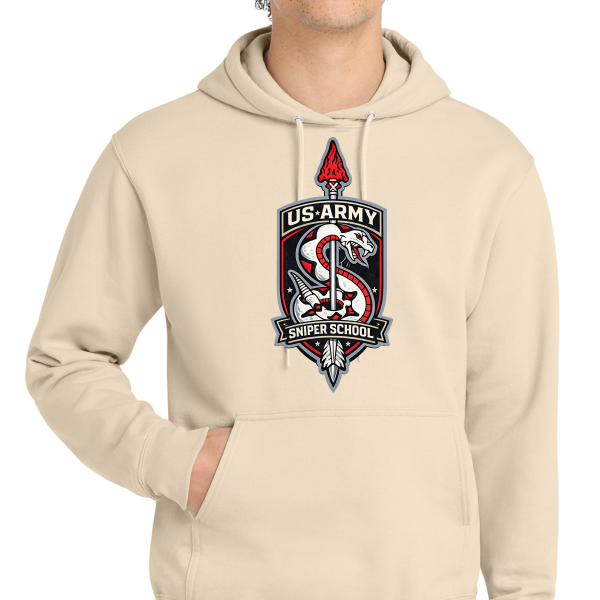 US Army Sniper School Patriot Hooded Sweatshirt