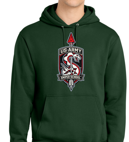 US Army Sniper School Patriot Hooded Sweatshirt