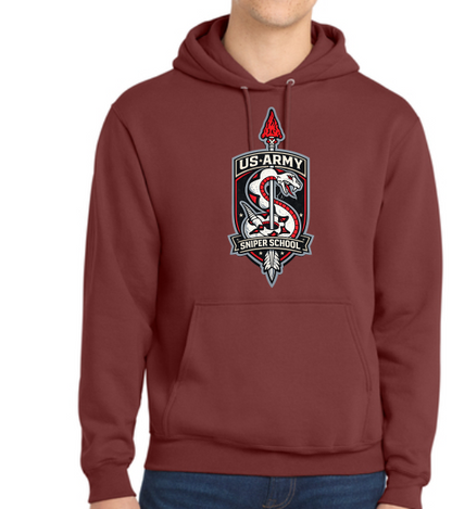 US Army Sniper School Patriot Hooded Sweatshirt