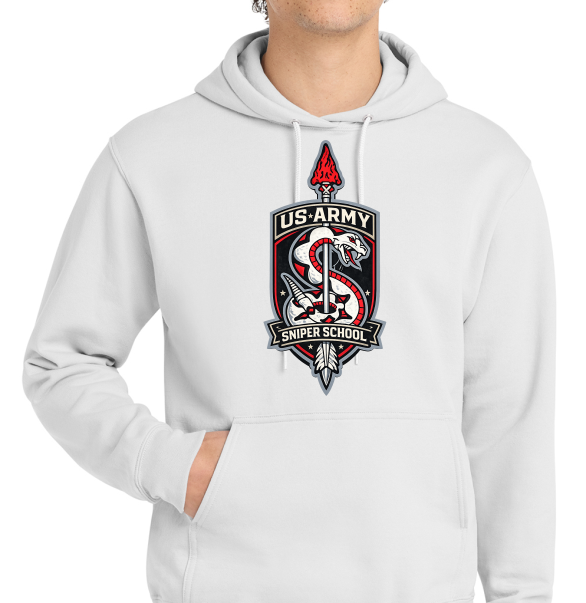 US Army Sniper School Patriot Hooded Sweatshirt