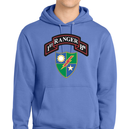 First Ranger Battalion Patriot Hooded Sweatshirt