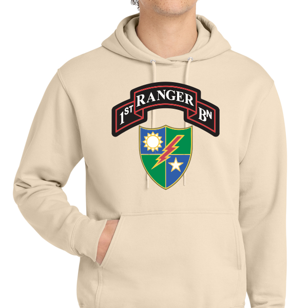 First Ranger Battalion Patriot Hooded Sweatshirt