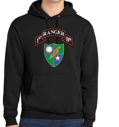 First Ranger Battalion Patriot Hooded Sweatshirt