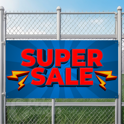 SUPER SALE electro - Vinyl Banner