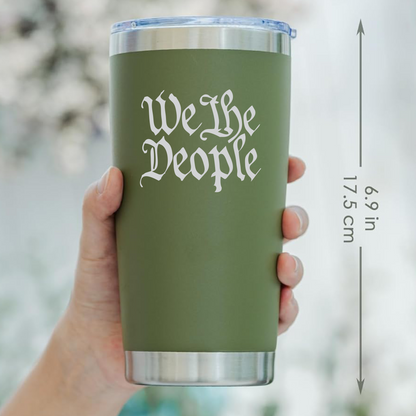 We The People Laser Engraved Tumbler