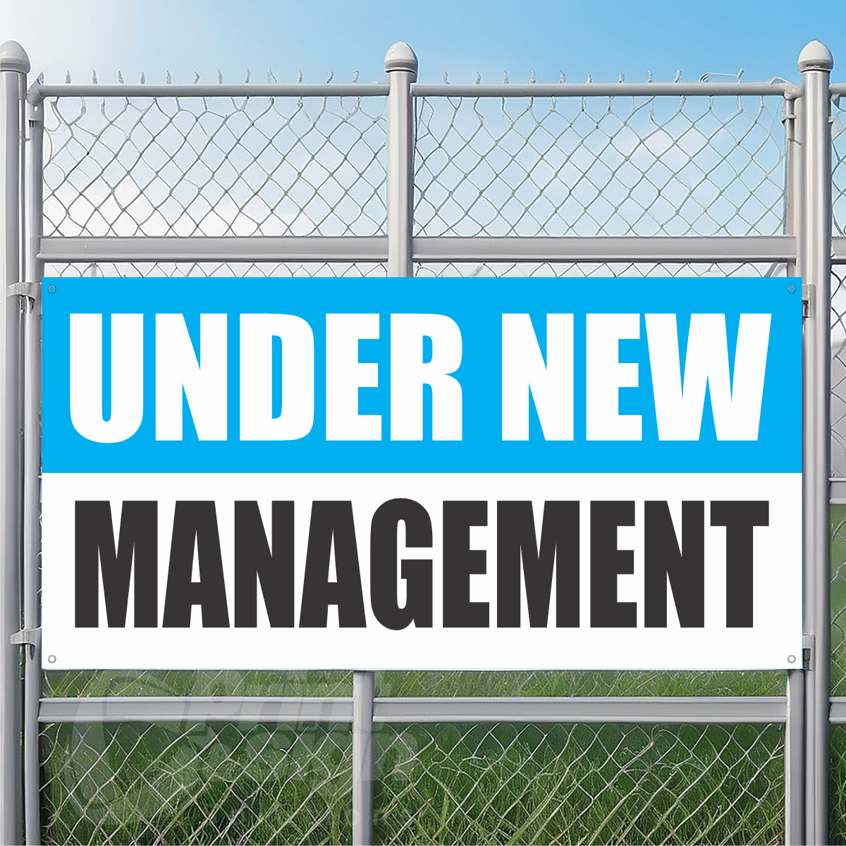 UNDER NEW MANAGEMENT - Vinyl Banner
