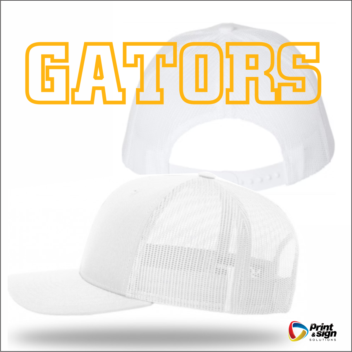 GATEWOOD GATORS RICHARDSON 112 TRUCKER HAT SNAPBACK WITH LEATHER PATCH