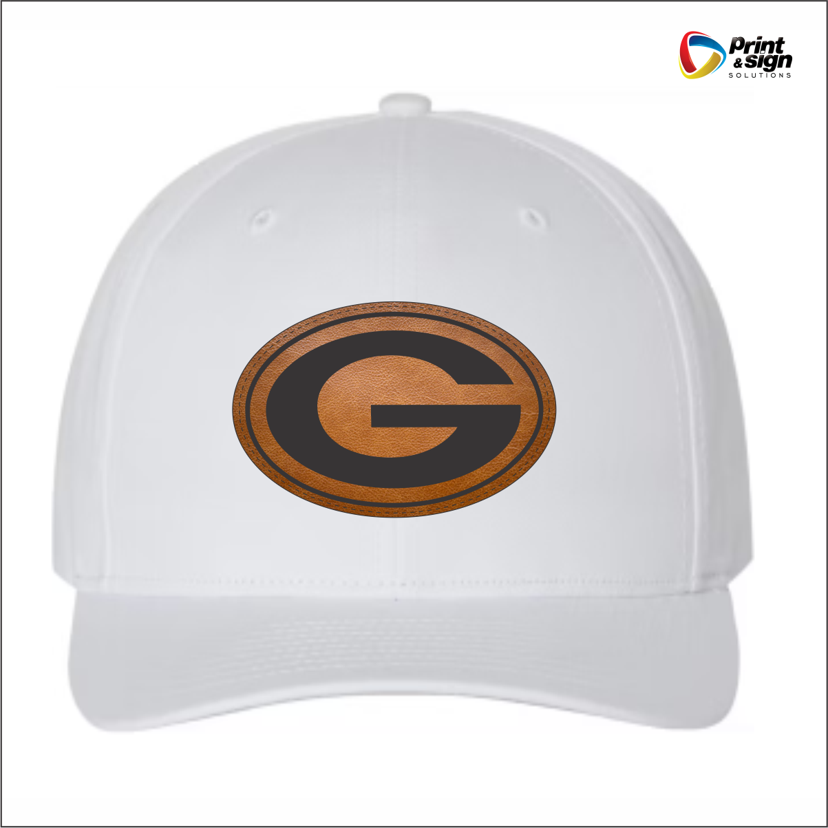 GATEWOOD SCHOOLS RICHARDSON 112 TRUCKER HAT SNAPBACK WITH LEATHER PATCH