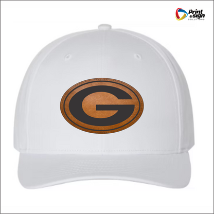 GATEWOOD SCHOOLS RICHARDSON 112 TRUCKER HAT SNAPBACK WITH LEATHER PATCH