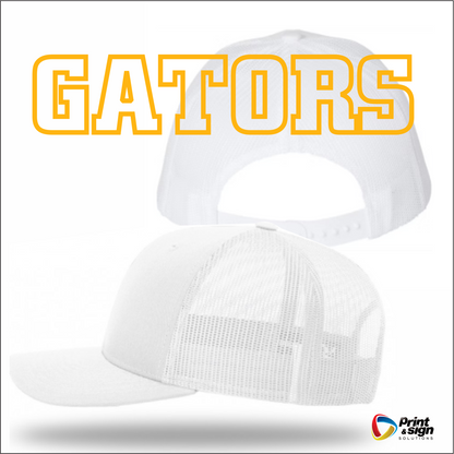 GATEWOOD SCHOOLS RICHARDSON 112 TRUCKER HAT SNAPBACK WITH LEATHER PATCH