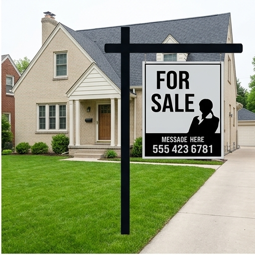 Aluminum Real Estate Post - 2pc Post