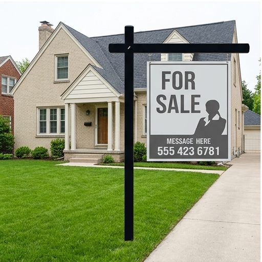 Aluminum Real Estate Post - 2pc Post