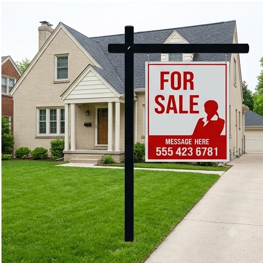 Aluminum Real Estate Post - 2pc Post