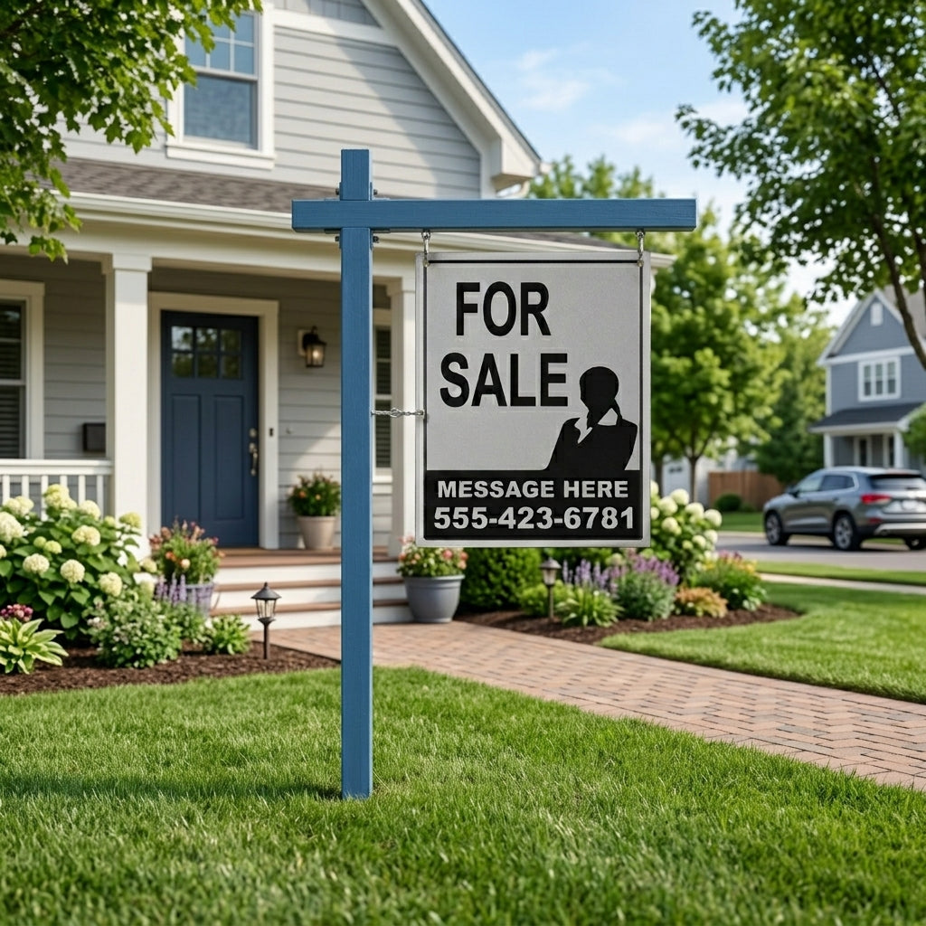 Aluminum Real Estate Post - 2pc Post