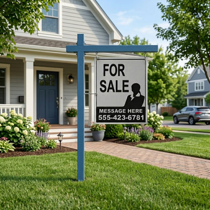 Aluminum Real Estate Post - 2pc Post