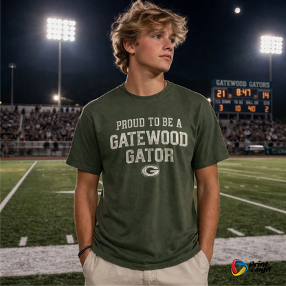 Gatewood Schools Comfort Color T-Shirt – Proud to be a Gator - C1717