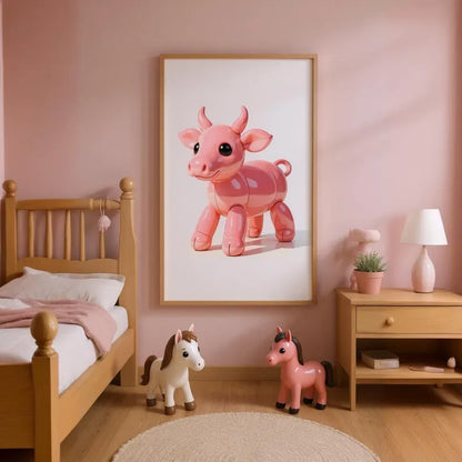 Cow Poster Digital File Ready to Print High Definition PDF PNG File Format