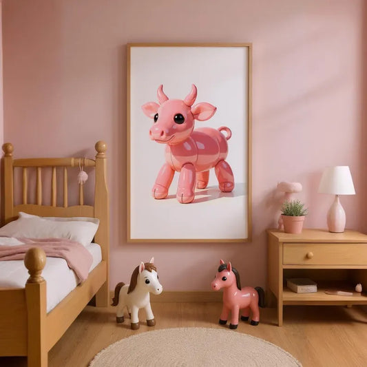 Cow Poster Digital File Ready to Print High Definition PDF PNG File Format