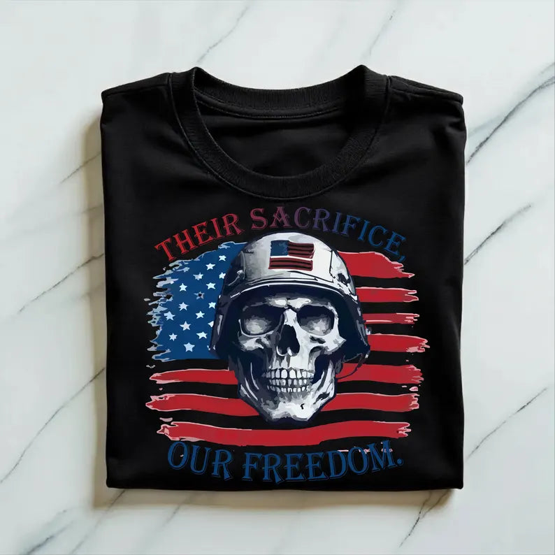 Their Sacrifice Our Freedom | Digital File Direct Download Ready to Print PNG PDF High Definition