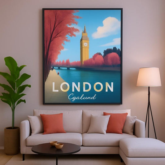 Trip in London Digital File Ready to Print High Definition PDF PNG File Format