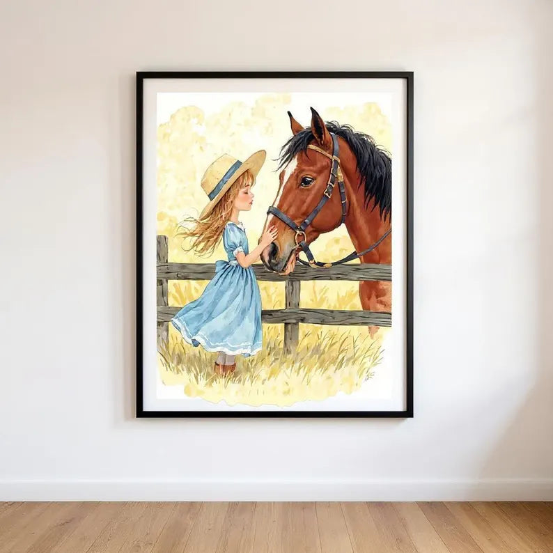 Cowgirl nursery Digital File Ready to Print High Definition PDF PNG File Format