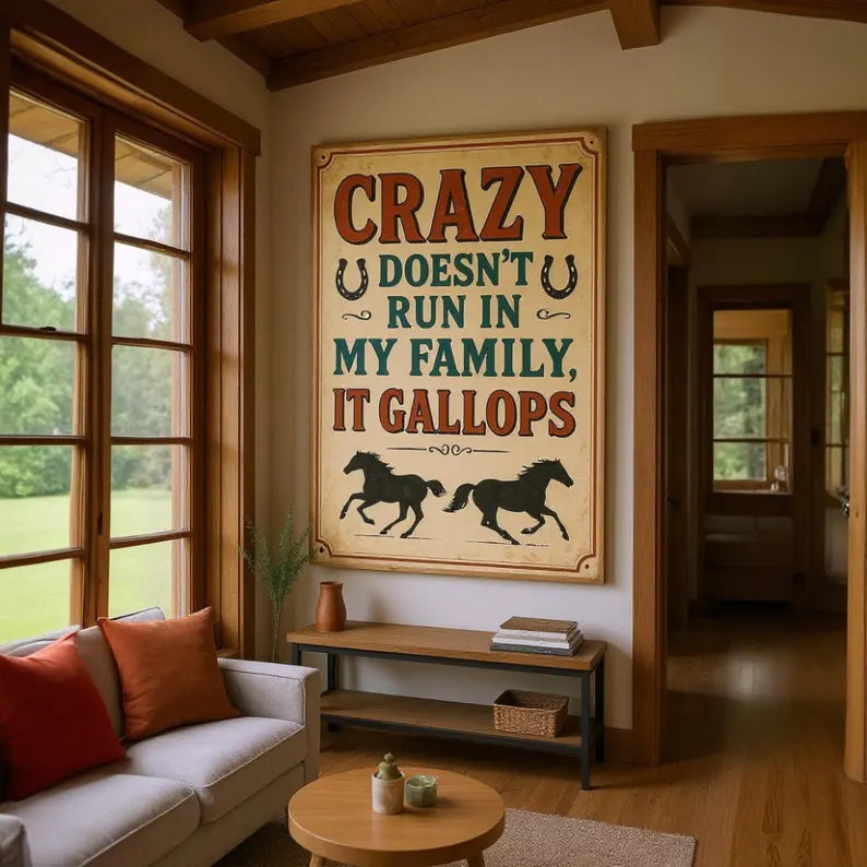 Western Gallop Digital File Ready to Print High Definition PDF PNG File Format