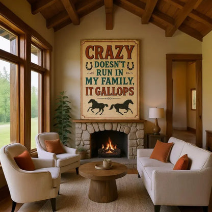 Western Gallop Digital File Ready to Print High Definition PDF PNG File Format