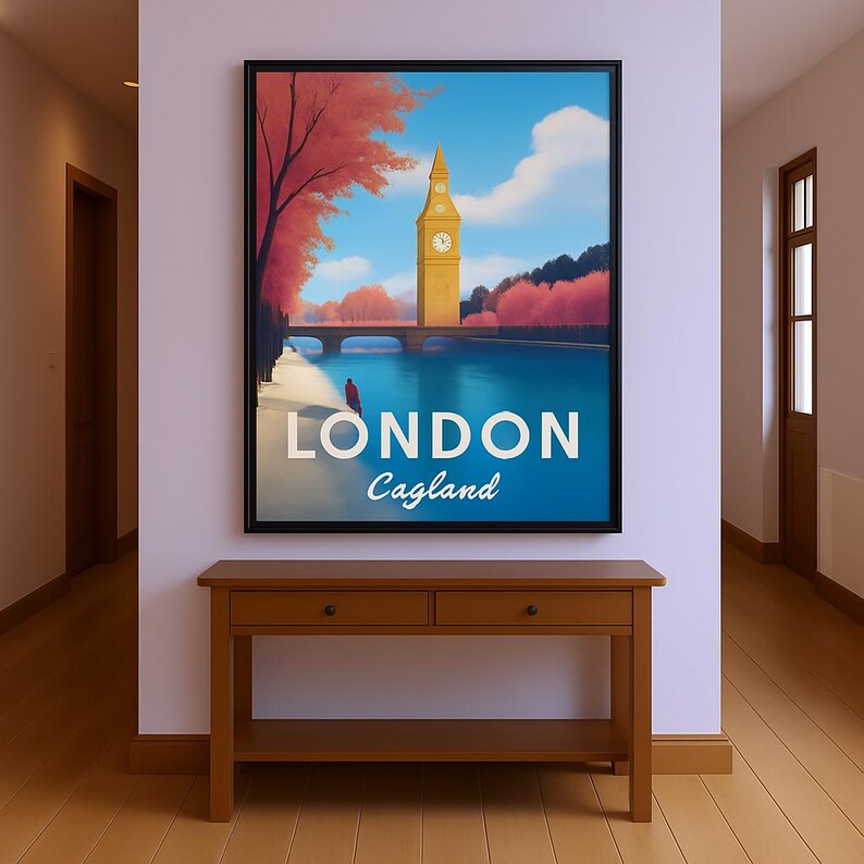 Trip in London Digital File Ready to Print High Definition PDF PNG File Format