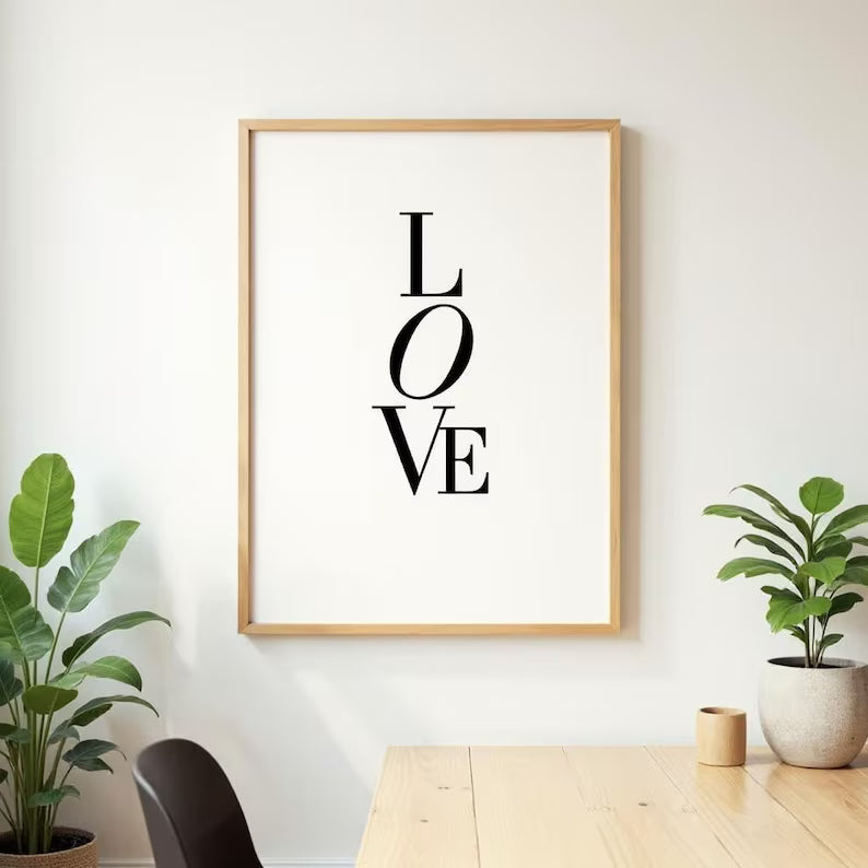 Love Digital File Ready to Print High Definition PDF PNG File Format