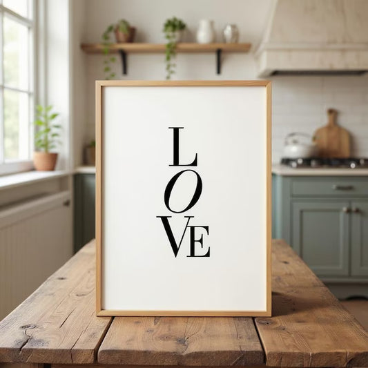 Love Digital File Ready to Print High Definition PDF PNG File Format