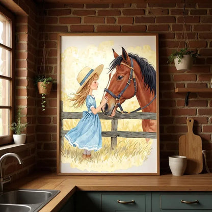 Cowgirl nursery Digital File Ready to Print High Definition PDF PNG File Format