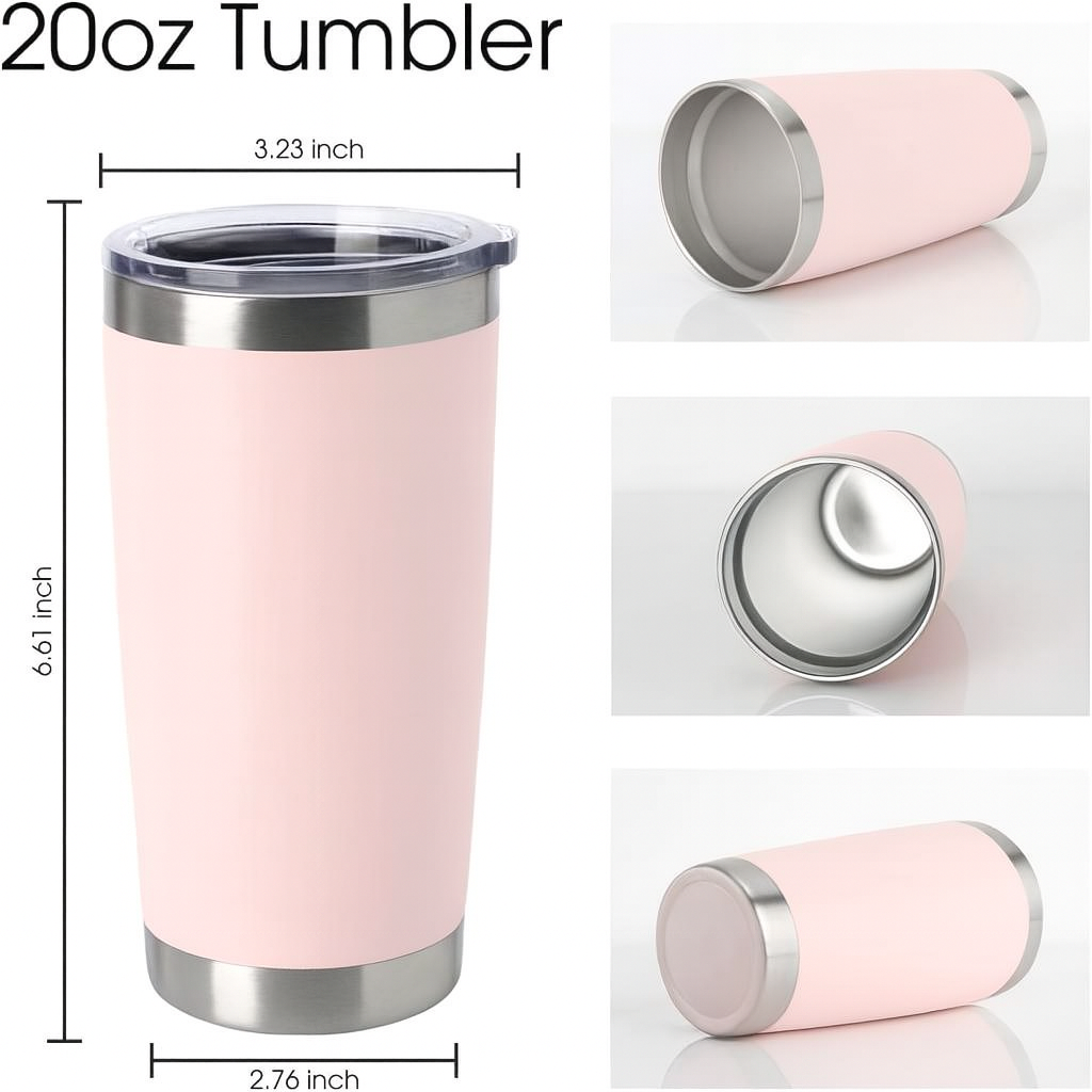 Laser Engraved Veteran 20oz Tumbler