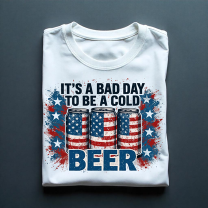 It's a Bad Day To Be A Cold Beer | Digital File Direct Download Ready to Print PNG PDF High Definition