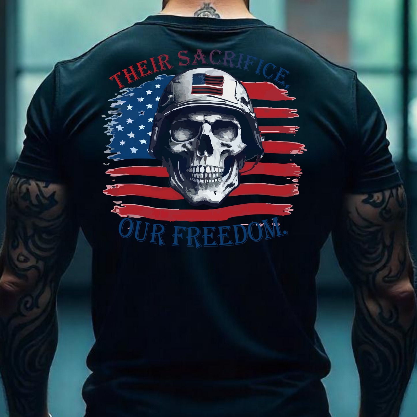 🇺🇸 Their Sacrifice Our Freedom | Digital File Direct Download Ready to Print PNG PDF High Definition