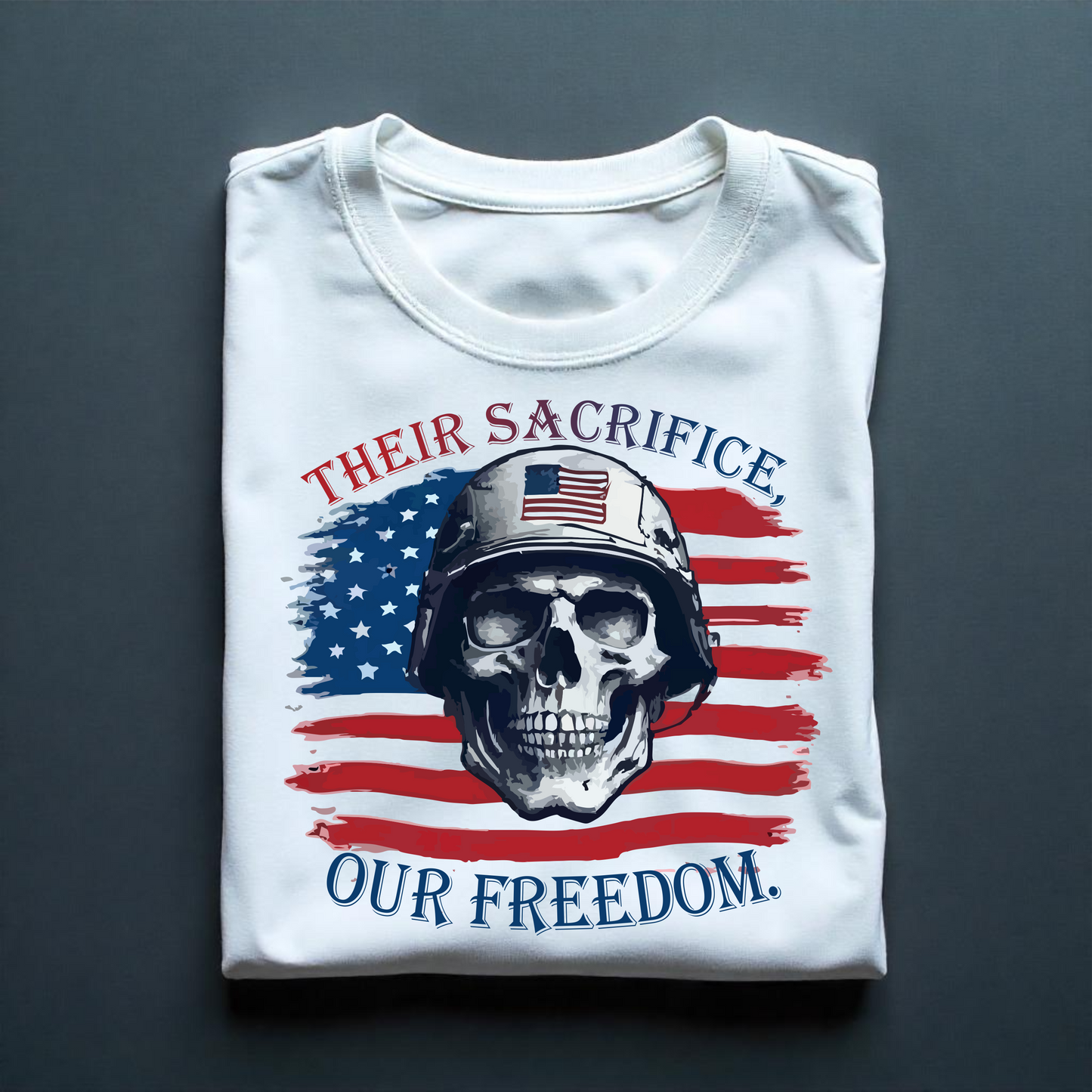 🇺🇸 Their Sacrifice Our Freedom | Digital File Direct Download Ready to Print PNG PDF High Definition