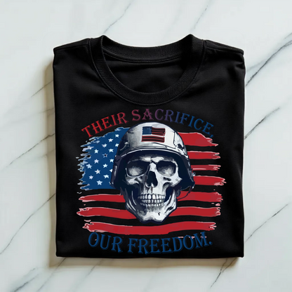 🇺🇸 Their Sacrifice Our Freedom | Digital File Direct Download Ready to Print PNG PDF High Definition