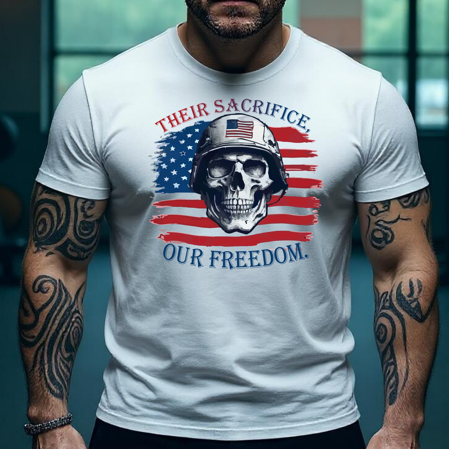 🇺🇸 Their Sacrifice Our Freedom | Digital File Direct Download Ready to Print PNG PDF High Definition