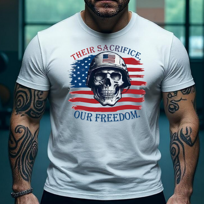 🇺🇸 Their Sacrifice Our Freedom | Digital File Direct Download Ready to Print PNG PDF High Definition